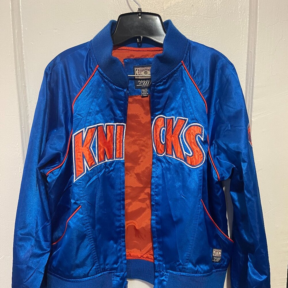 NBA NEW YORK KNICKS GIII CARL BANKS HARDWOOD CLASSICS JACKET